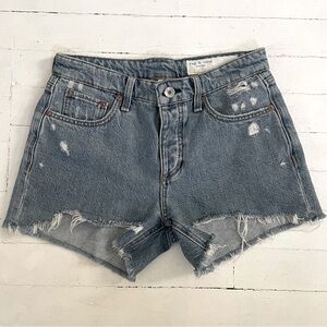 Rag & Bone cute Dre low rise denim shorts cut-off size 24